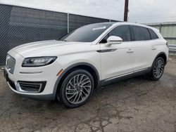 Lincoln salvage cars for sale: 2019 Lincoln Nautilus Reserve