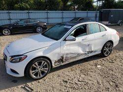 Salvage cars for sale at Hampton, VA auction: 2017 Mercedes-Benz C 300 4matic