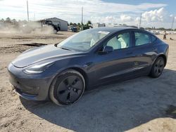 Salvage cars for sale at Riverview, FL auction: 2022 Tesla Model 3