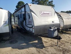 Salvage trucks for sale at Conway, AR auction: 2015 Coleman Travel Trailer