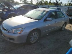 Honda salvage cars for sale: 2007 Honda Accord SE