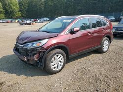 Salvage cars for sale at Graham, WA auction: 2016 Honda CR-V EXL