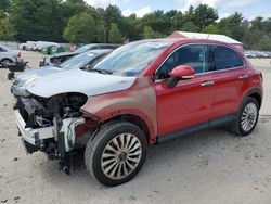 Salvage cars for sale at Mendon, MA auction: 2016 Fiat 500X Lounge