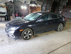 Honda salvage cars for sale: 2019 Honda Civic LX