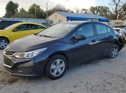 Salvage cars for sale at Wichita, KS auction: 2016 Chevrolet Cruze LS
