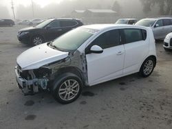 Salvage cars for sale from Copart Savannah, GA: 2014 Chevrolet Sonic LT
