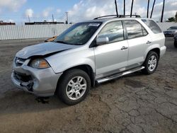 Salvage cars for sale at Van Nuys, CA auction: 2005 Acura MDX Touring