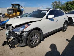 Salvage cars for sale at Opa Locka, FL auction: 2017 Infiniti QX50