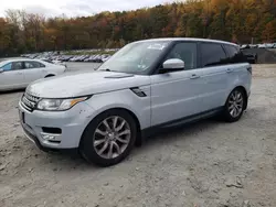 Salvage cars for sale at Finksburg, MD auction: 2015 Land Rover Range Rover Sport HSE