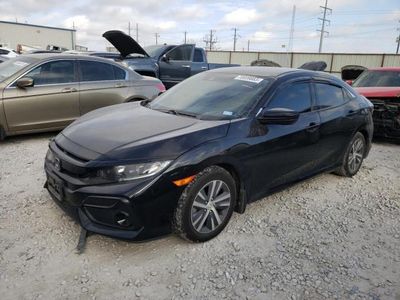 Salvage cars for sale from Copart Haslet, TX: 2021 Honda Civic LX