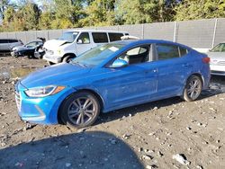 Hyundai Elantra Vehiculos salvage en venta: 2017 Hyundai Elantra SE