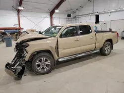 Salvage trucks for sale at Center Rutland, VT auction: 2017 Toyota Tacoma Double Cab