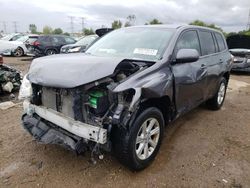 Salvage cars for sale from Copart Elgin, IL: 2013 Toyota Highlander Base