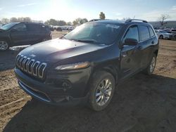 Salvage cars for sale at Davison, MI auction: 2015 Jeep Cherokee Limited