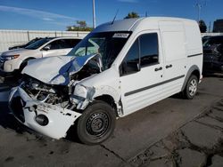 Salvage cars for sale at Littleton, CO auction: 2013 Ford Transit Connect XLT