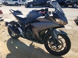 Salvage cars for sale from Copart Bridgeton, MO: 2016 Yamaha YZFR3