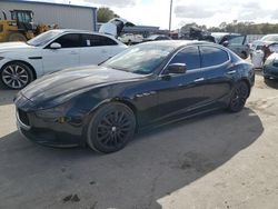 Salvage cars for sale from Copart Orlando, FL: 2016 Maserati Ghibli S