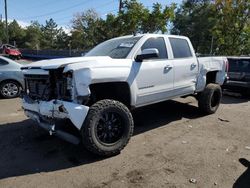 Chevrolet salvage cars for sale: 2018 Chevrolet Silverado K1500 LT