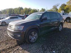 Volkswagen Atlas salvage cars for sale: 2019 Volkswagen Atlas SE