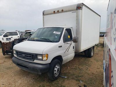 Salvage cars for sale from Copart San Antonio, TX: 2003 Ford Econoline E350 Super Duty Cutaway Van