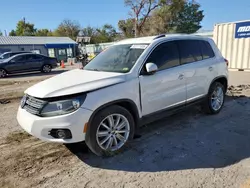Salvage cars for sale from Copart Wichita, KS: 2012 Volkswagen Tiguan S