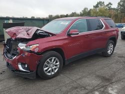 Salvage cars for sale at Ellwood City, PA auction: 2021 Chevrolet Traverse LT