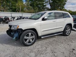 Jeep Grand Cherokee Overland salvage cars for sale: 2011 Jeep Grand Cherokee Overland