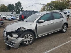 Volkswagen Golf S/SE salvage cars for sale: 2016 Volkswagen Golf S/SE