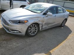 Salvage cars for sale at Wichita, KS auction: 2017 Ford Fusion SE