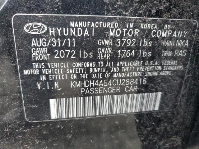 2012 Hyundai Elantra GLS