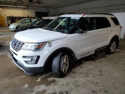 Ford Explorer salvage cars for sale: 2016 Ford Explorer XLT