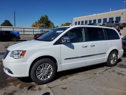 Chrysler Town & Country Touring l salvage cars for sale: 2015 Chrysler Town & Country Touring L