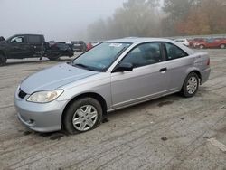 2005 Honda Civic DX VP en venta en Ellwood City, PA