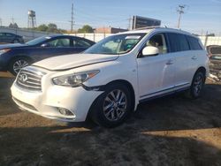 Salvage cars for sale at Dyer, IN auction: 2014 Infiniti QX60