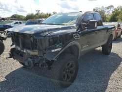 Salvage cars for sale from Copart Riverview, FL: 2017 Nissan Titan SV