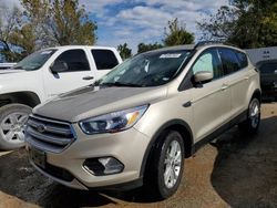 Salvage cars for sale at Bridgeton, MO auction: 2018 Ford Escape SE