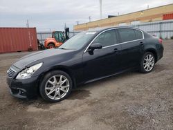 Salvage cars for sale at Bowmanville, ON auction: 2010 Infiniti G37