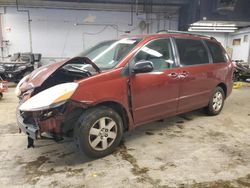 Toyota Sienna CE salvage cars for sale: 2007 Toyota Sienna CE