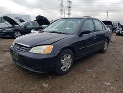 Honda salvage cars for sale: 2002 Honda Civic LX