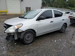 Salvage cars for sale at Austell, GA auction: 2015 Nissan Versa S