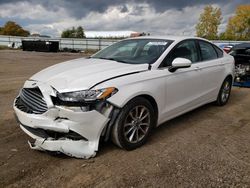 Salvage cars for sale from Copart Columbia Station, OH: 2017 Ford Fusion SE