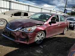 Honda Accord LX salvage cars for sale: 2015 Honda Accord LX