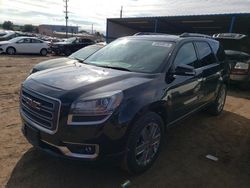 Salvage cars for sale from Copart Colorado Springs, CO: 2017 GMC Acadia Limited SLT-2