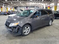 Salvage cars for sale at Woodburn, OR auction: 2012 Honda Odyssey Touring