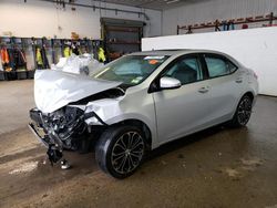 Toyota Corolla L salvage cars for sale: 2016 Toyota Corolla L