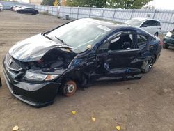 Salvage cars for sale from Copart Ontario Auction, ON: 2013 Honda Civic LX