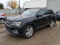 Volkswagen Atlas salvage cars for sale: 2018 Volkswagen Atlas SEL Premium