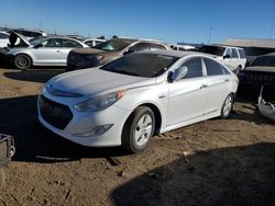 Hyundai Sonata Hybrid salvage cars for sale: 2012 Hyundai Sonata Hybrid