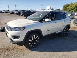 Salvage cars for sale at Oklahoma City, OK auction: 2018 Jeep Compass Limited