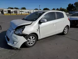 Salvage cars for sale from Copart Sacramento, CA: 2015 Mitsubishi Mirage ES